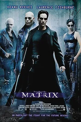 1999 The Matrix Movie Poster 11X17 Keanu Reeves Neo Morpheus Agent Smith 🍿 • $12.93