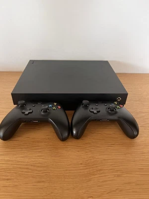 $300 • Buy Microsoft Xbox One X 1TB Console + 2 Controllers - Used