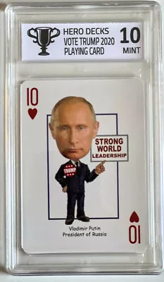 Vladimir Putin 2020 Heros Deck VOTE TRUMP  President Of Russia  Playing Card • $39.50