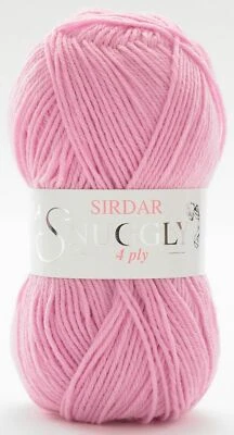 £2.99 • Buy Sirdar Snuggly 4 Ply, Baby Soft Knitting Wool/Yarn, **All Shades**, Crochet Knit