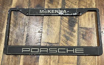 McKenna Porsche Norwalk California Dealer Car Metal License Plate Frame • $32