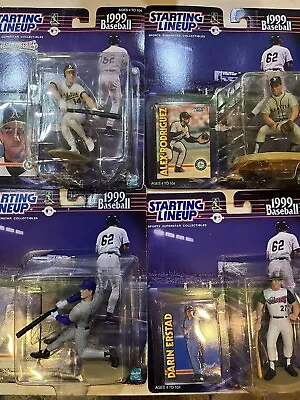 1999 Lot Of 4 Starting Lineups A-Rod Lee Grieve Erstad • $11.95