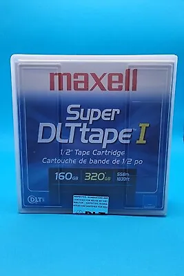 New Maxell Super DLT Tape I 160 GB/320 GB 1/2  Data Tape Cartridge LOT OF 4! • $23.99