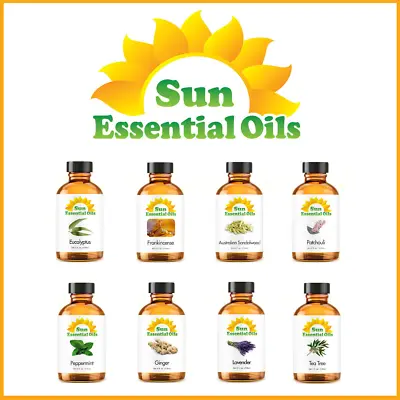 Best Sun Essential Oils - (Large 4oz) - 100% Natural - Amber Bottle • $17.29