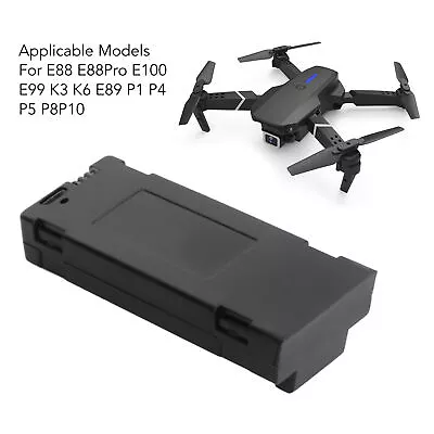 3PCS Drone Lithium Battery 1800MAH 3.7V Rechargeable Quadcopter Drone Battery US • $13.31