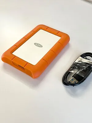 LaCie Rugged 1TB Portable External Hard Drive Drop Shock Resistant • £30