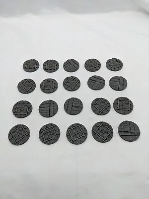 Lot Of (20) Sci-Fi Mech Construct Factory  Plastic Miniature Bases 1.25  • $17.99