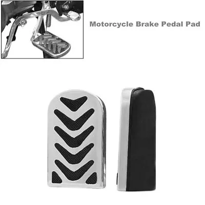 Motorcycle Foot Control Component Chrome Mini Board Floorboards Brake Pedal Pad • $20.26