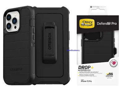 OtterBox Defender Series Pro Case & Holster For IPhone 13 Pro (6.1 ) Only Black • $19.95