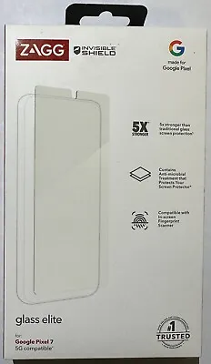 ZAGG Glass Elite Tempered Glass Screen Protector For Google Pixel 7 (6.3 ) ONLY • $9.95