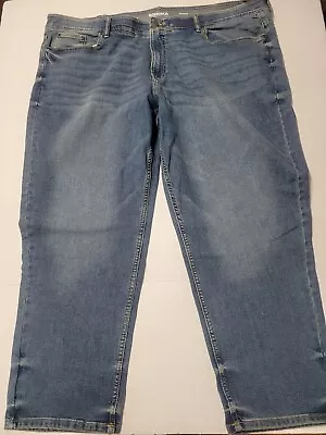 Sonoma Pants Mens 48x29 FADED DENIM Straight Flexwear Stretch Waistband • $19.95