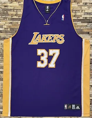 Authentic Vintage Adidas NBA Los Angeles LA Lakers Ron Artest Basketball Jersey • $399.99