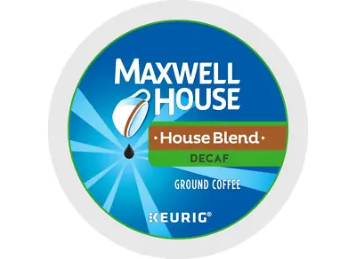 Maxwell House DECAF House Blend Coffee 24 To 192 K Cups Pick Any Size FREE SHIP • $26.88