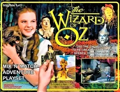 ATA BOY Wizard Of Oz Collectible Magnetic Play Set Board Background Scenes NOS • $19.20