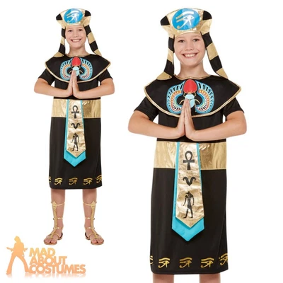 £19.99 • Buy Kids Egyptian Prince Costume Boys Pharaoh World Book Day Fancy Dress Outfit