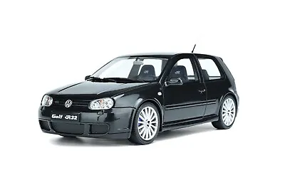 1/18 Volkswagen Golf IV R32 2002 Black Diecast Model Car By Otto Mobile OT964 • $249.89