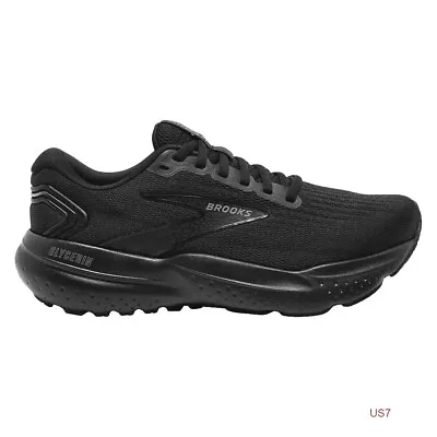 Brooks Mens Glycerin 21 Black Running Training 2E Wide Shoes • $234.95