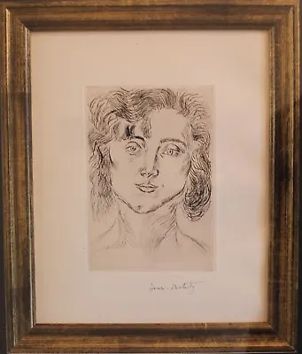 Henri Matisse Original Etching Hand Signed Portrait  Mlle M.M.  Marguerite 1920 • $9412.24