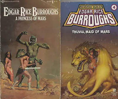 Complete Mars  John Carter   By Edgar Rice Burroughs (mixed Reading Set Only) • $29.95