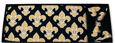 Mardi Gras Saints Gold Fleur De Lis Cummerbund And Bowtie • $85.50