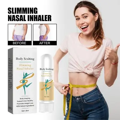 1-5X Nasal Inhaler Body Slimming Fat Burner Loss Weight Sticks NEW Suction W1T7 • £1.60