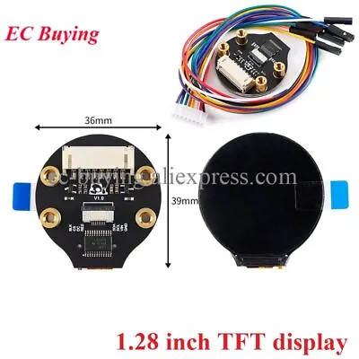 1.28inch TFT LCD Display Module Round RGB IPS 240x240 Resolution GC9A01 Driver  • $8.29