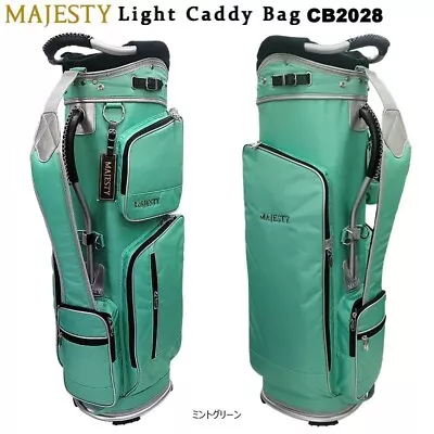 MAJESTY Light Golf Caddie Bag CB2028 Mint Green Lightweight 9-Type 2.5kg • $298