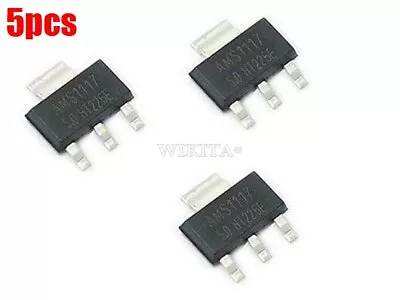 Ams 1117 5.0V 1A Ldo SOT-223 5 Pcs Voltage Regulator AMS1117-5.0V New Ic Kg • $1.43