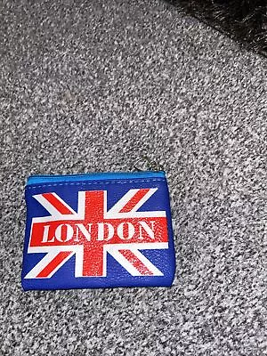 Blue Union Jack London Coin Purse - New • £2.50