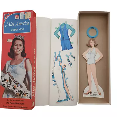 Vintage UNCUT Miss America Paper Doll By Whitman In Box New-Oldstock Complete • $15.75