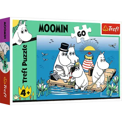 £7.49 • Buy Trefl 60 Piece Kids Large Moomins At The Lake R&B Licensing Jigsaw Puzzle NEW