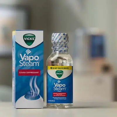 Vicks VapoSteam Medicated Liquid Use In Vicks Vaporizers & Humidifiers 8 Fl Oz • $22.99