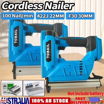 Brushless Cordless Finish Staple Nailer Brad Nailer Gun For Makita 18V Battery • $119.99