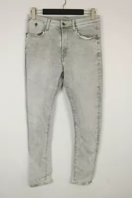 G-STAR RAW TYPE-C 3D SUPER SLIM Gray Stretch Wash Denim Regular Jeans Sz W33 L34 • $42.31