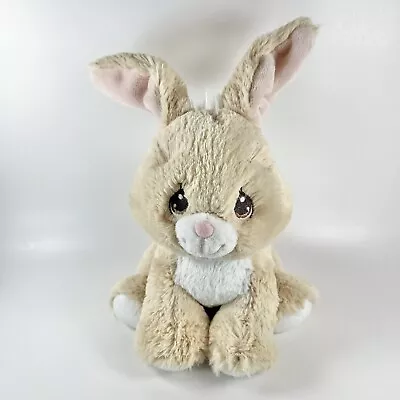 Precious Moments Tan Sitting Bunny Rabbit Plush Stuffed 8” 2016 By Aurora • $8.32