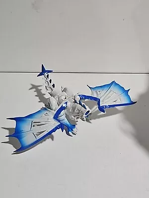 Mega Bloks Dragon Universe White/Blue Dragon Building Toy Incomplete No Head • $14.99