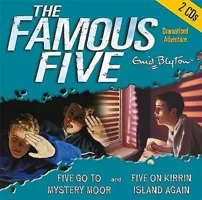 Five Go To Mystery Moor: AND Five On Kirrin Island Again (The Famous Five) CD • £3.76