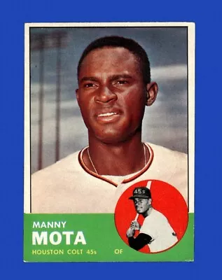 1963 Topps Set-Break #141 Manny Mota EX-EXMINT *GMCARDS* • $0.79