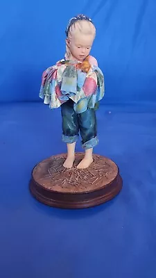 Mama Says.... Guard Your Treasures Figurine Demdaco Girl W/ Kitten 2003 • $49.95