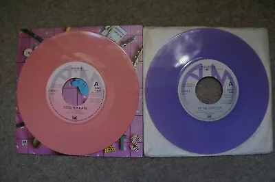 Squeeze COLOURED Vinyl 2x 7  Singles Cool For Cats Up The Junction • £1.99