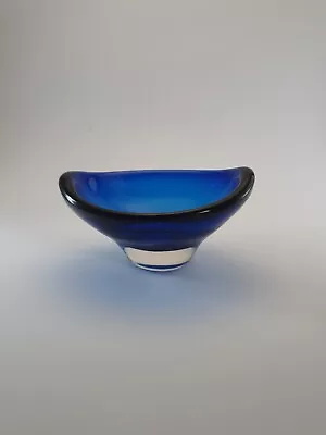 £25 • Buy Geoffrey Baxter Whitefriars Royal Blue Bowl  Pattern No 9515 