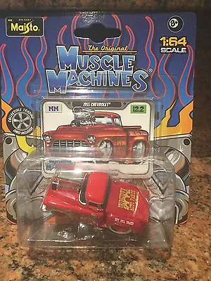 1/64 Muscle Machines 1955 Chevrolet Truck Maisto 15210 - 12.2 • $29.99