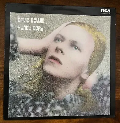 David Bowie   Hunky Dory  Vinyl LP 1970’s RCA International 5064 Green Label • £15