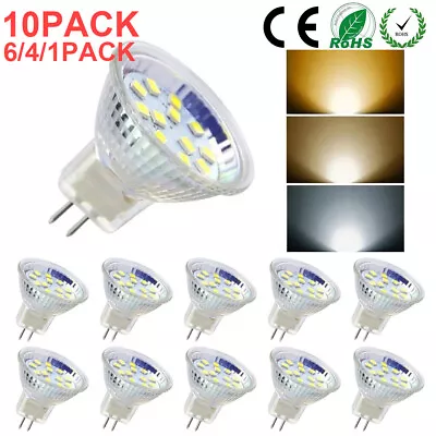 MR11 LED Spotlight DC 12V GU4 Bi-Pin 3W 5W Equivalent Bulb Light Lamp Warm White • $8.45