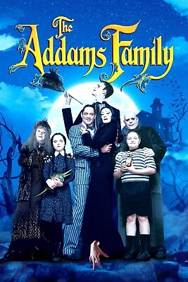 1991 The Addams Family Movie Poster 11X17 Wednesday Gomez Morticia 🕷🍿 • $12.93