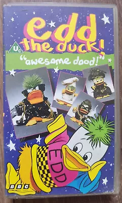 Edd The Duck Awesome Dood Frank Bruno Bill Oddie BBC VHS Video 1990 Vintage Rare • £7.99