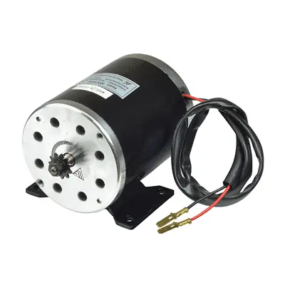 36 Volt 500 Watt Electric Motor With 11 Tooth #25 Chain Sprocket & Bracket • $76.59