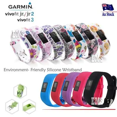 $7.99 • Buy Replacement Wrist Band For GARMIN VIVOFIT 3 JR JUNIOR JR 2 Fitness Wristband