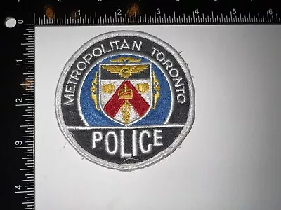 VINTAGE OBSOLETE Metropolitan Toronto Canada Police Dept Patch • $12