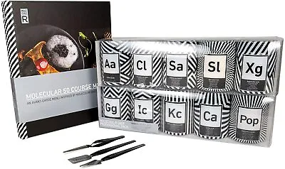 Professional Molecular Gastronomy Kit – Includes 10 Molecular Additives 3 Tools • $99.99